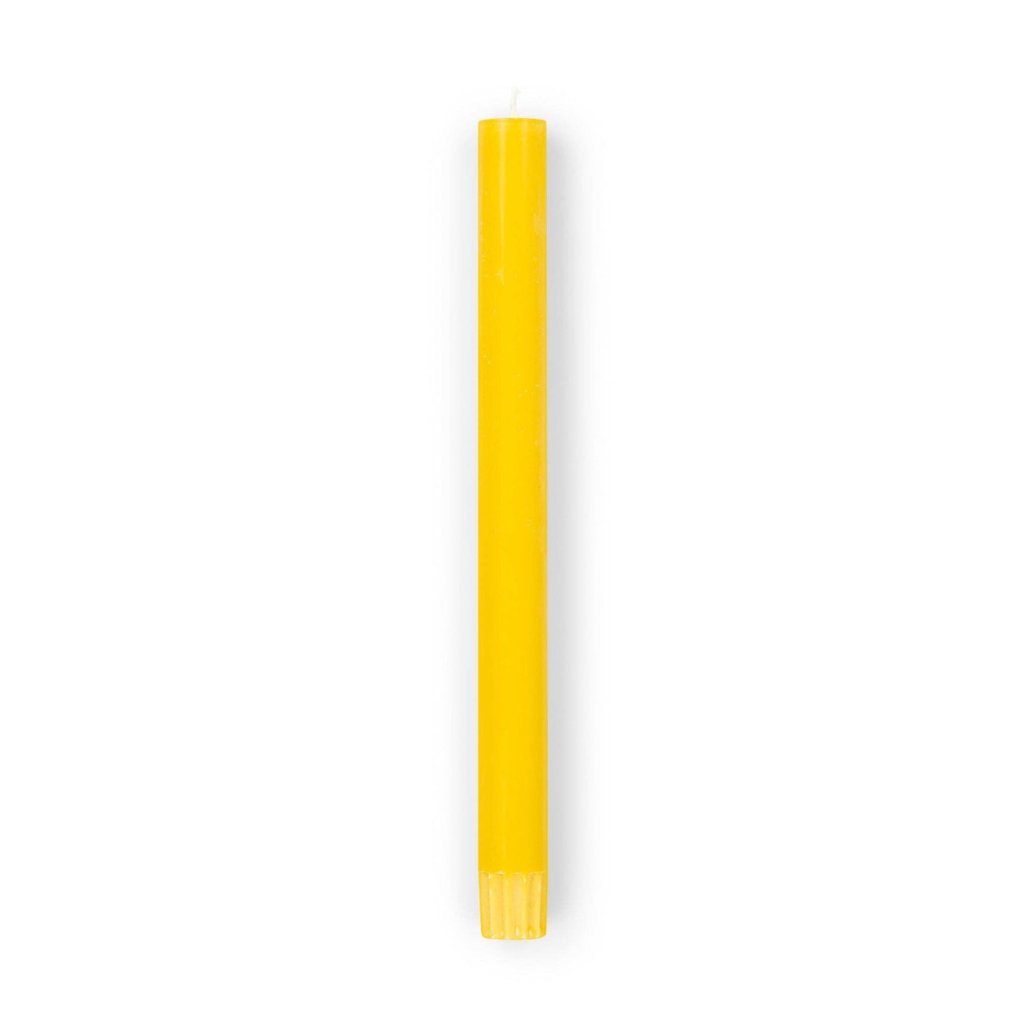 Bunting Yellow Dinner Candles - Pack of 6