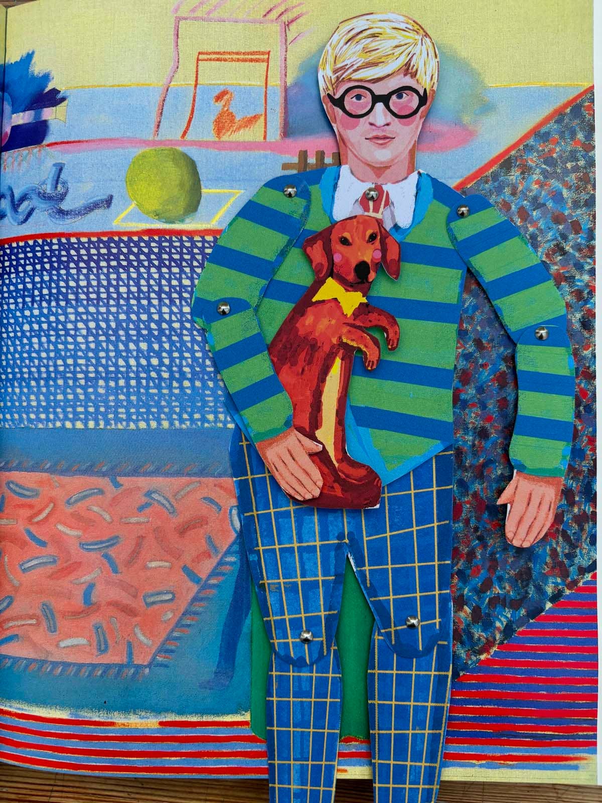 Cut & Make Paper Puppet - Artist Series - David Hockney
