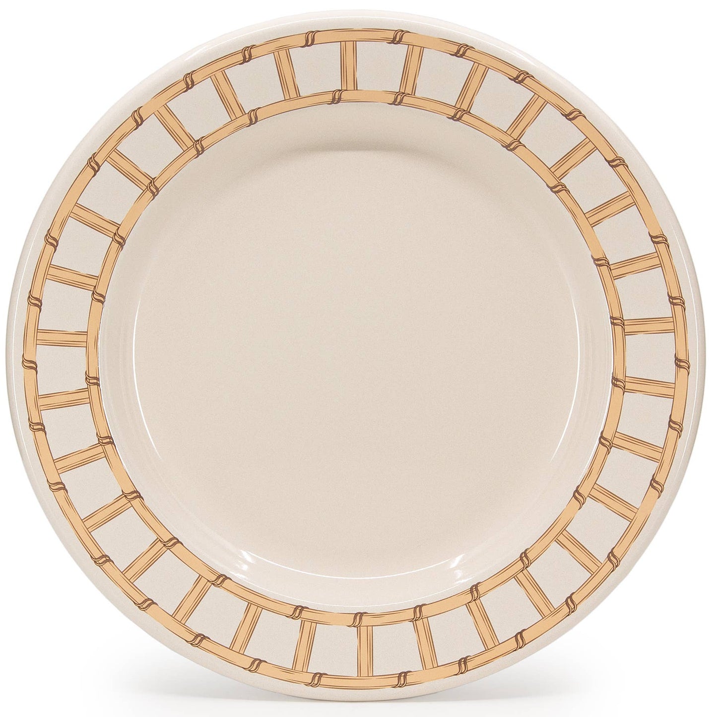 Domino x CCH Wicker Enamelware Dinner Plate: Almond