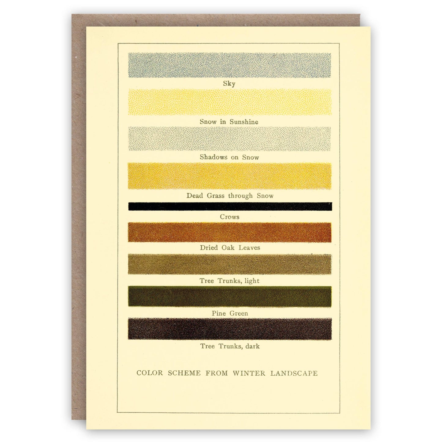 Winter Landscape - Greeting Card