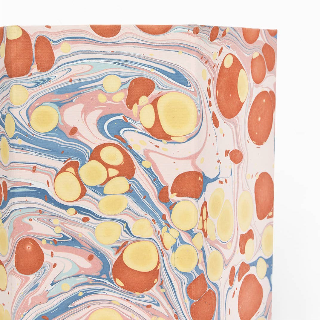 Marbled Hexagon Collapsible Basket - Twilight Pebble