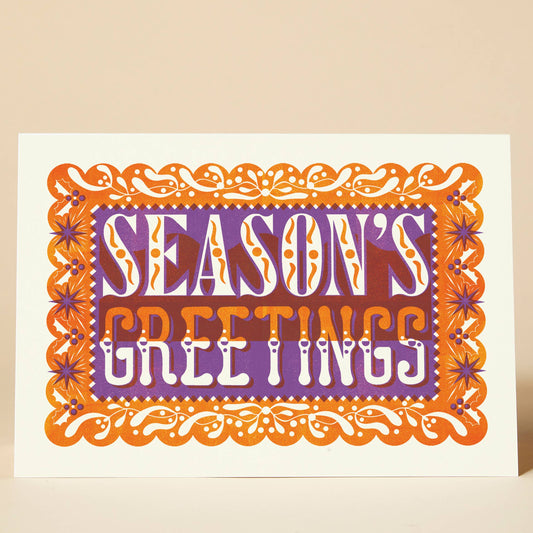 Season's Greetings Christmas Card