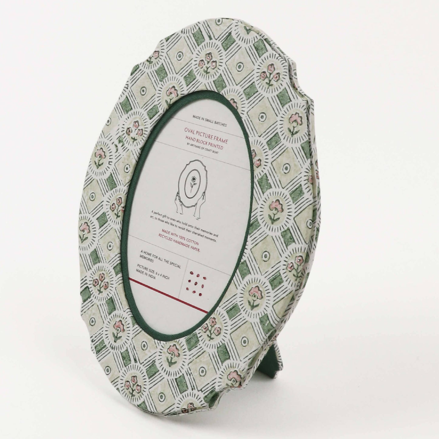 Oval Picture Frame - Spring Bloom