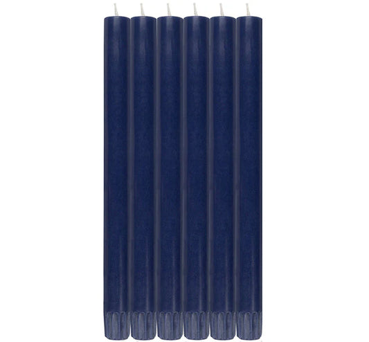 Midnight Blue Dinner Candles - Pack of 25