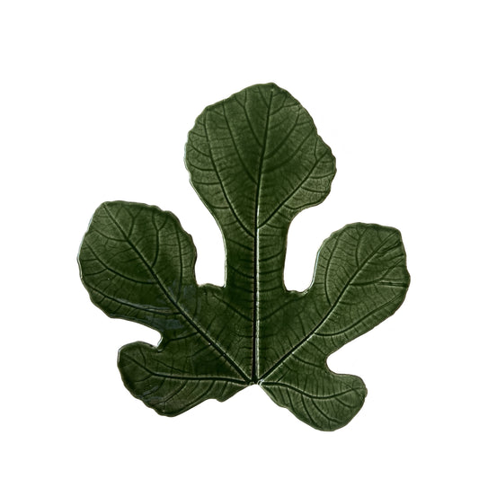 Medium pottery fig leaf