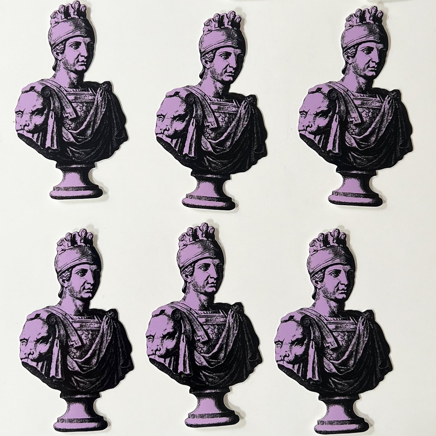 Classical Bust Stickers - Set of 5