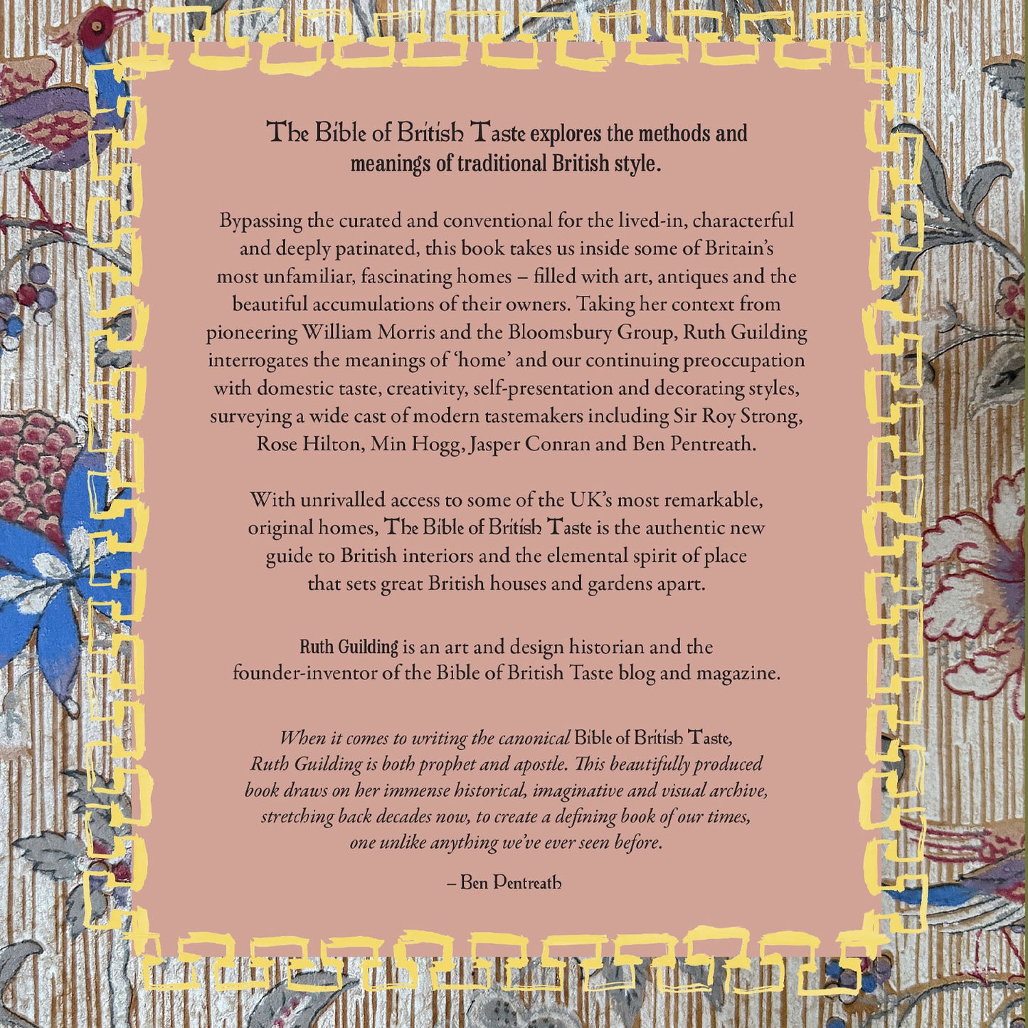 The Bible of British Taste: Stories of Home, People and Place.