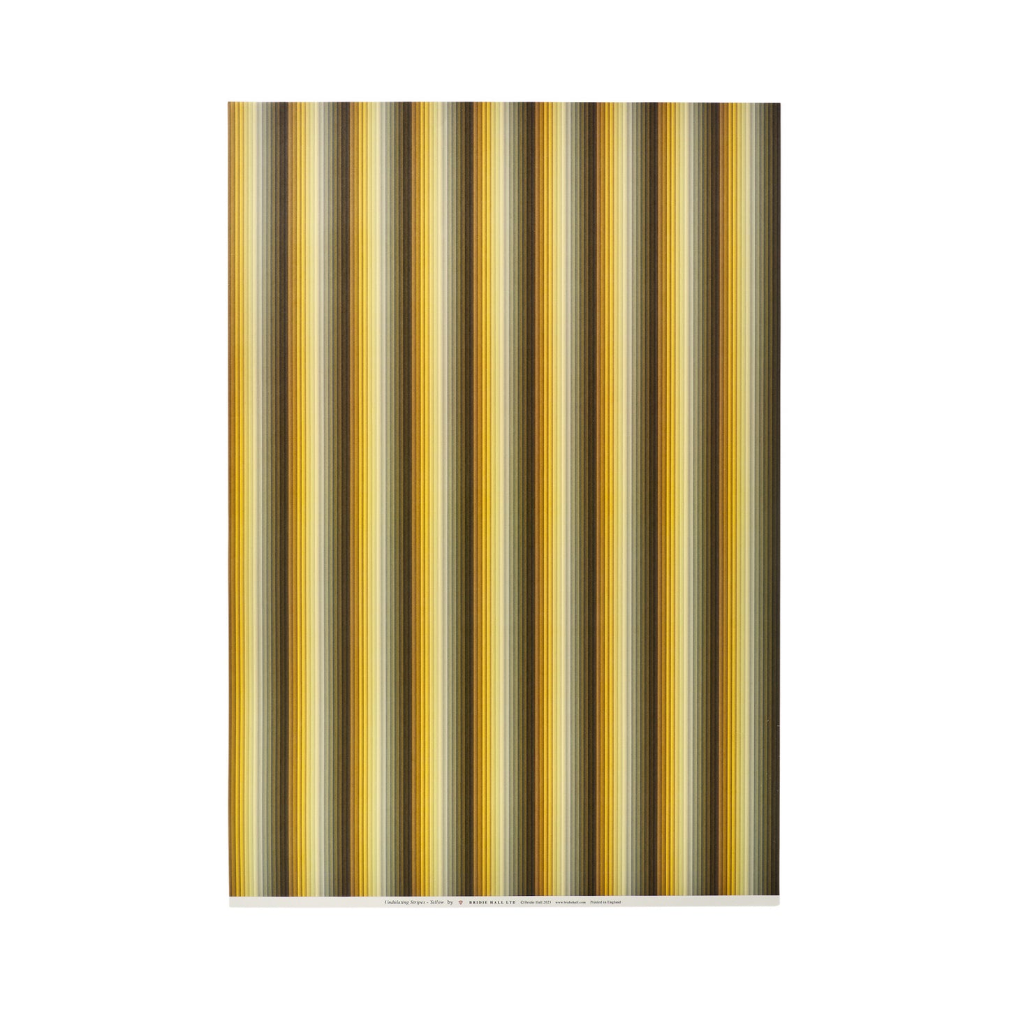Undulating Stripes - Yellow