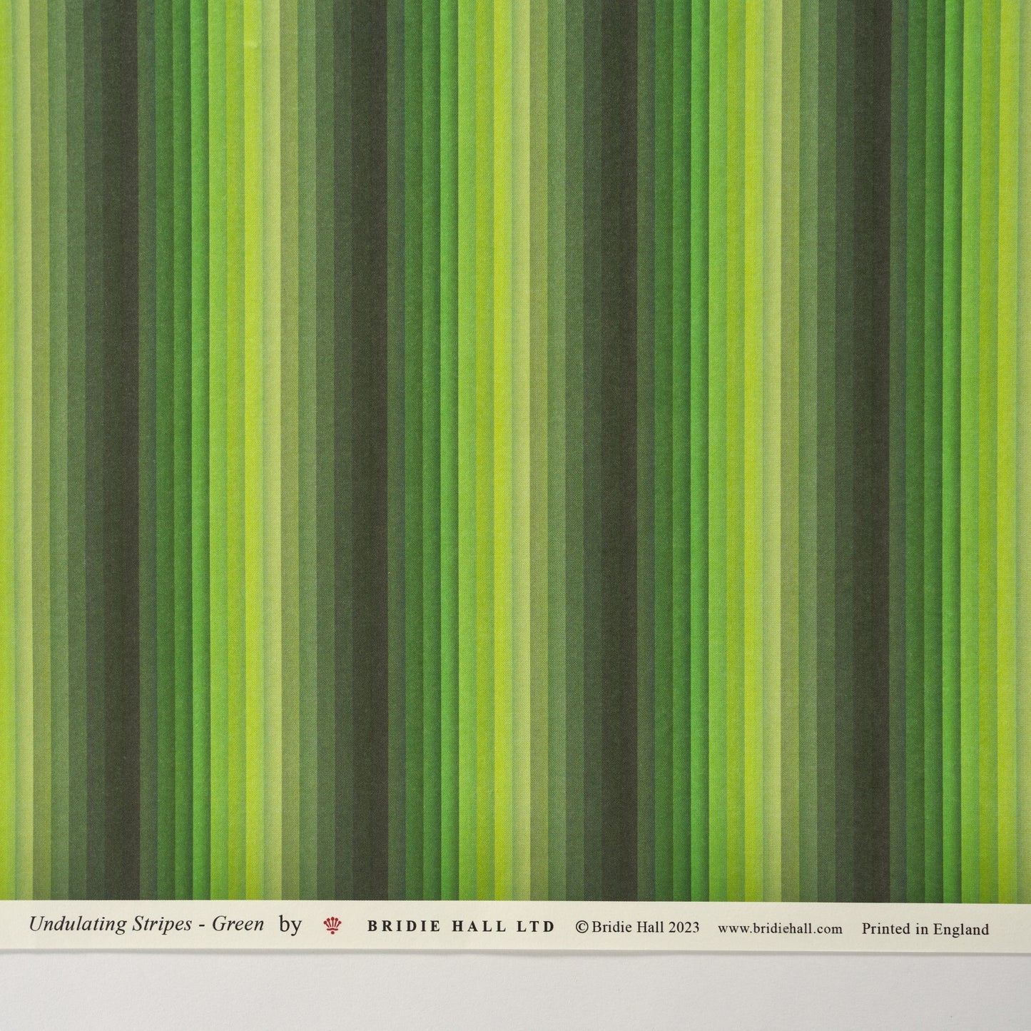 Undulating Stripes - Green