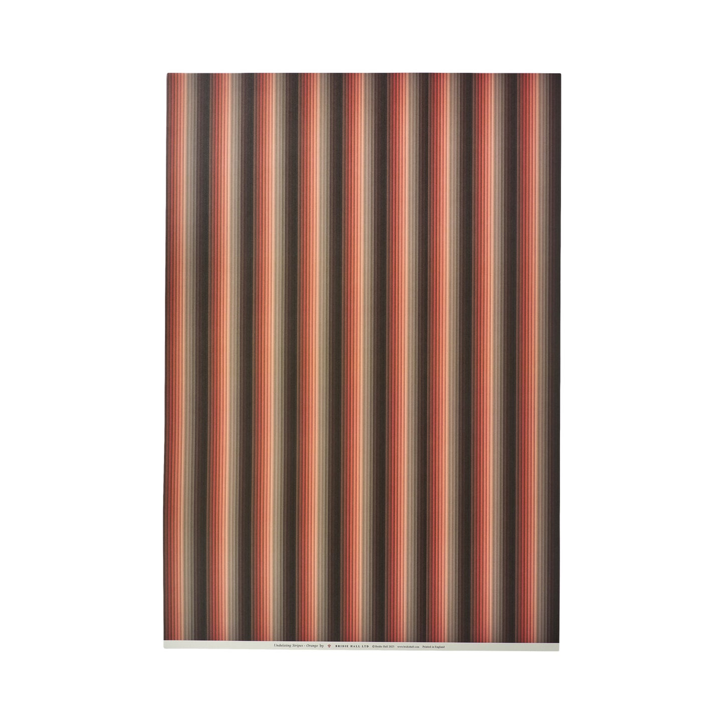 Undulating Stripes - Orange