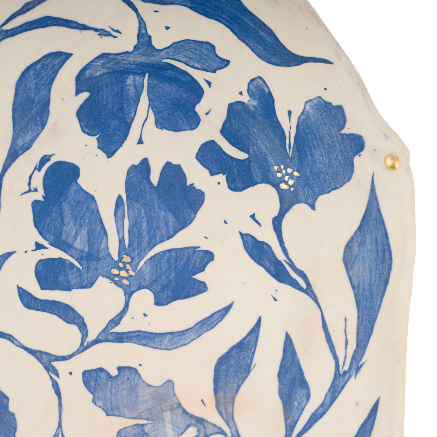 Geometric Edged Floral Candle Sconce