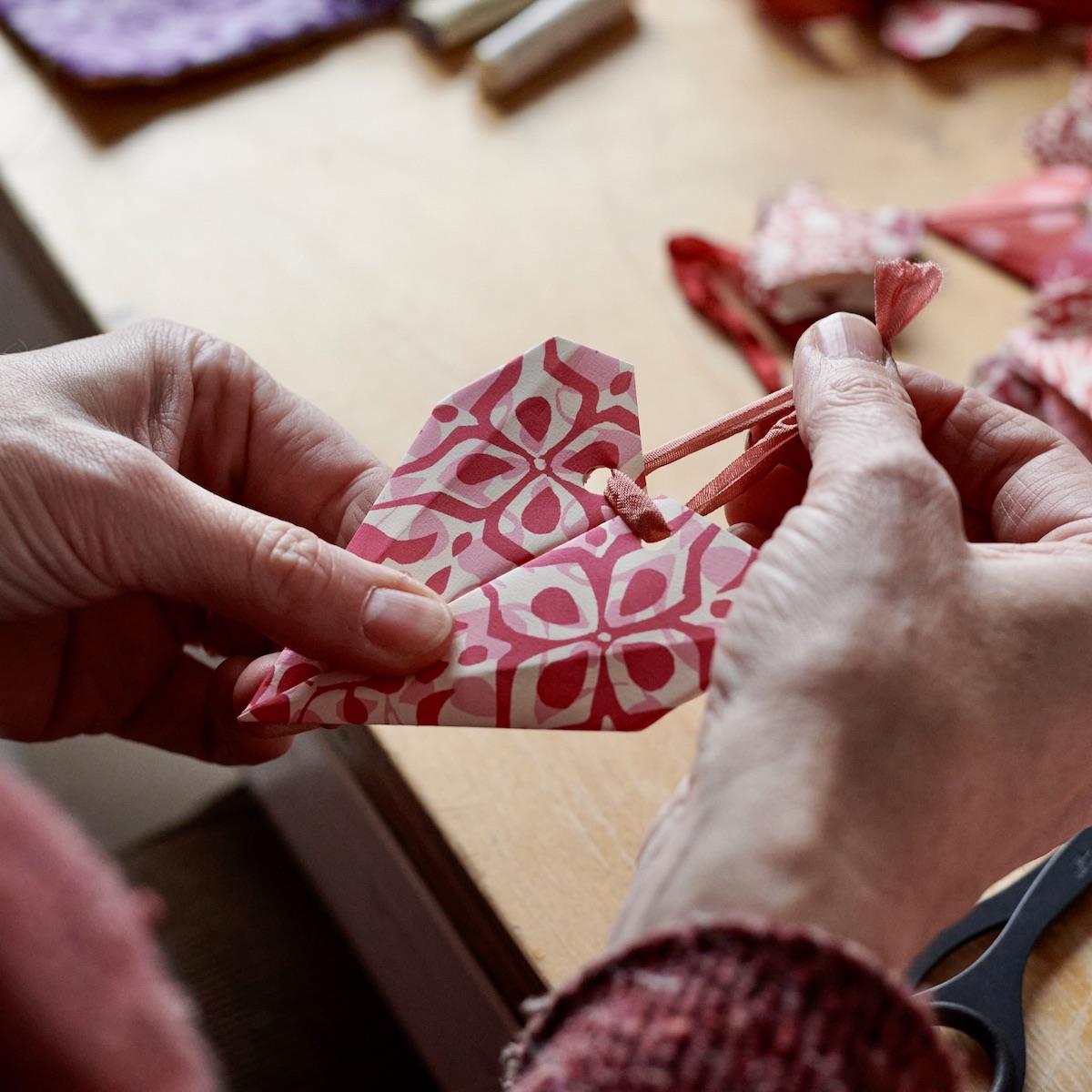 Origami Heart Bunting Kit