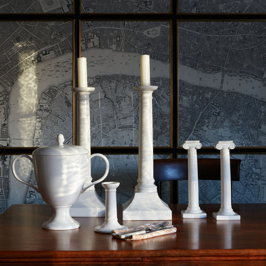The P&H Great Creamware Candlestick