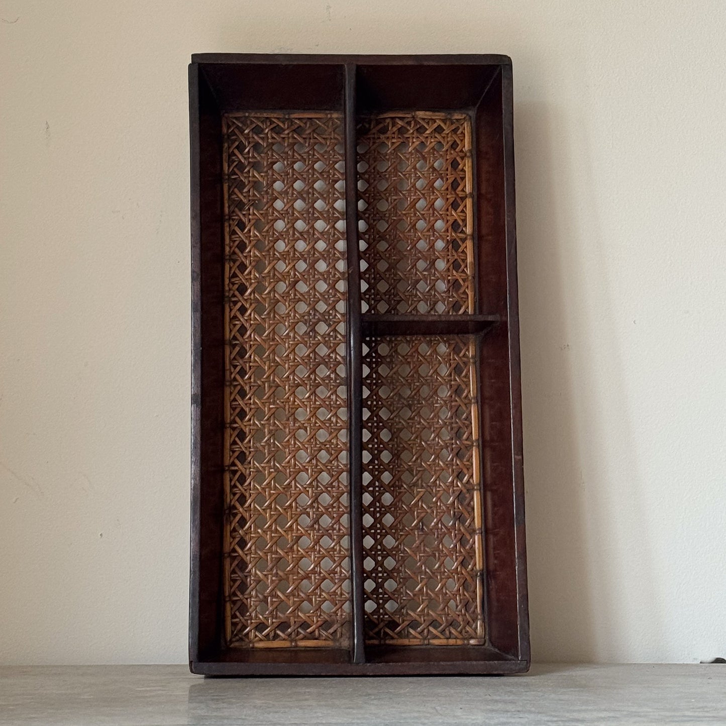 A Georgian Mahogany Cutlery Tray