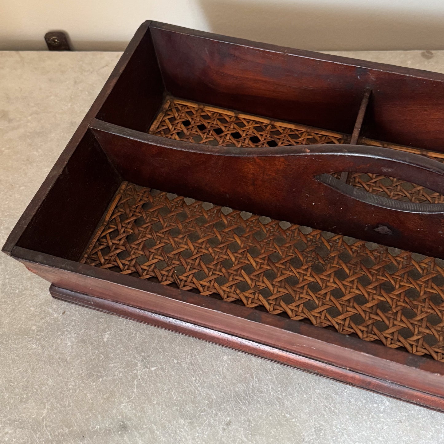 A Georgian Mahogany Cutlery Tray