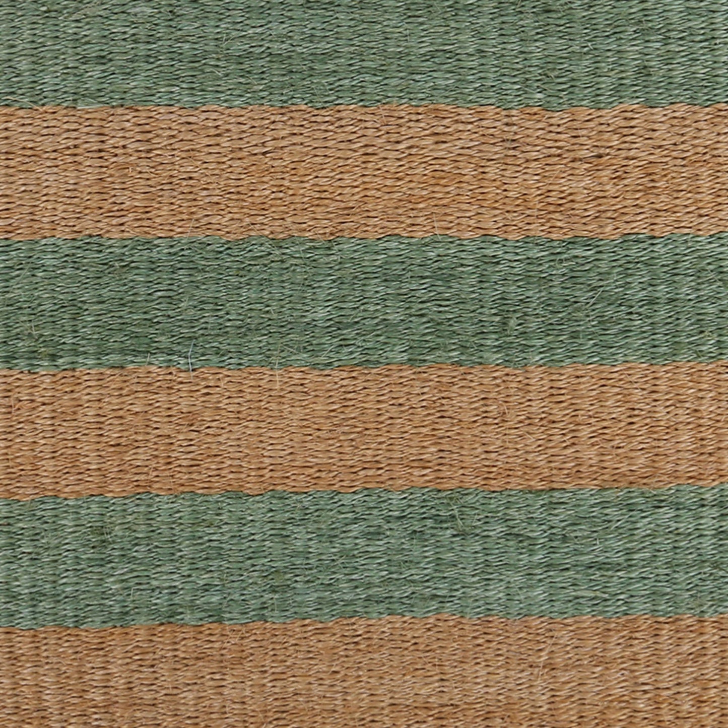LENGO: Green & Brown Woven Sisal Doormat