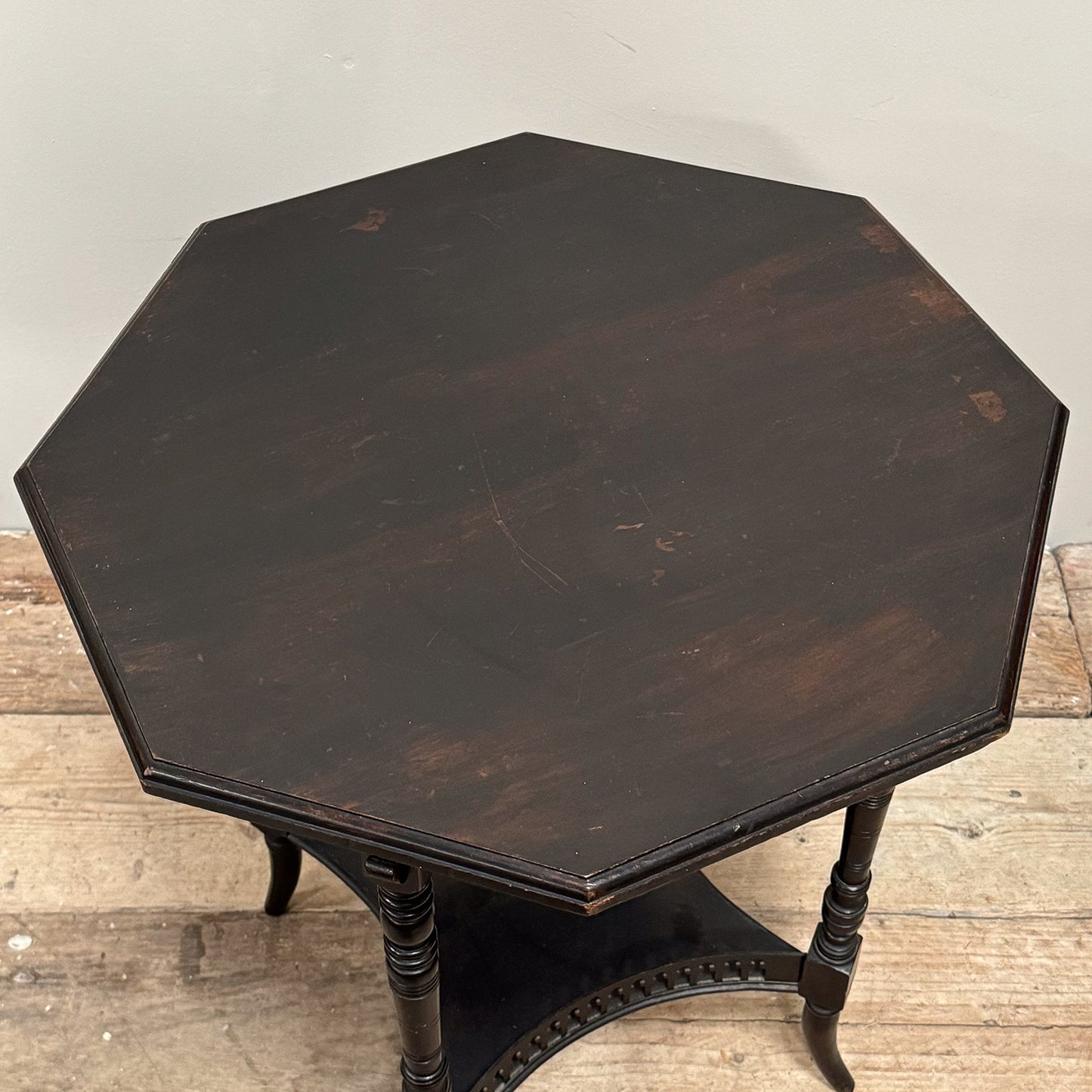 An Aesthetic Movement Ebonised Table