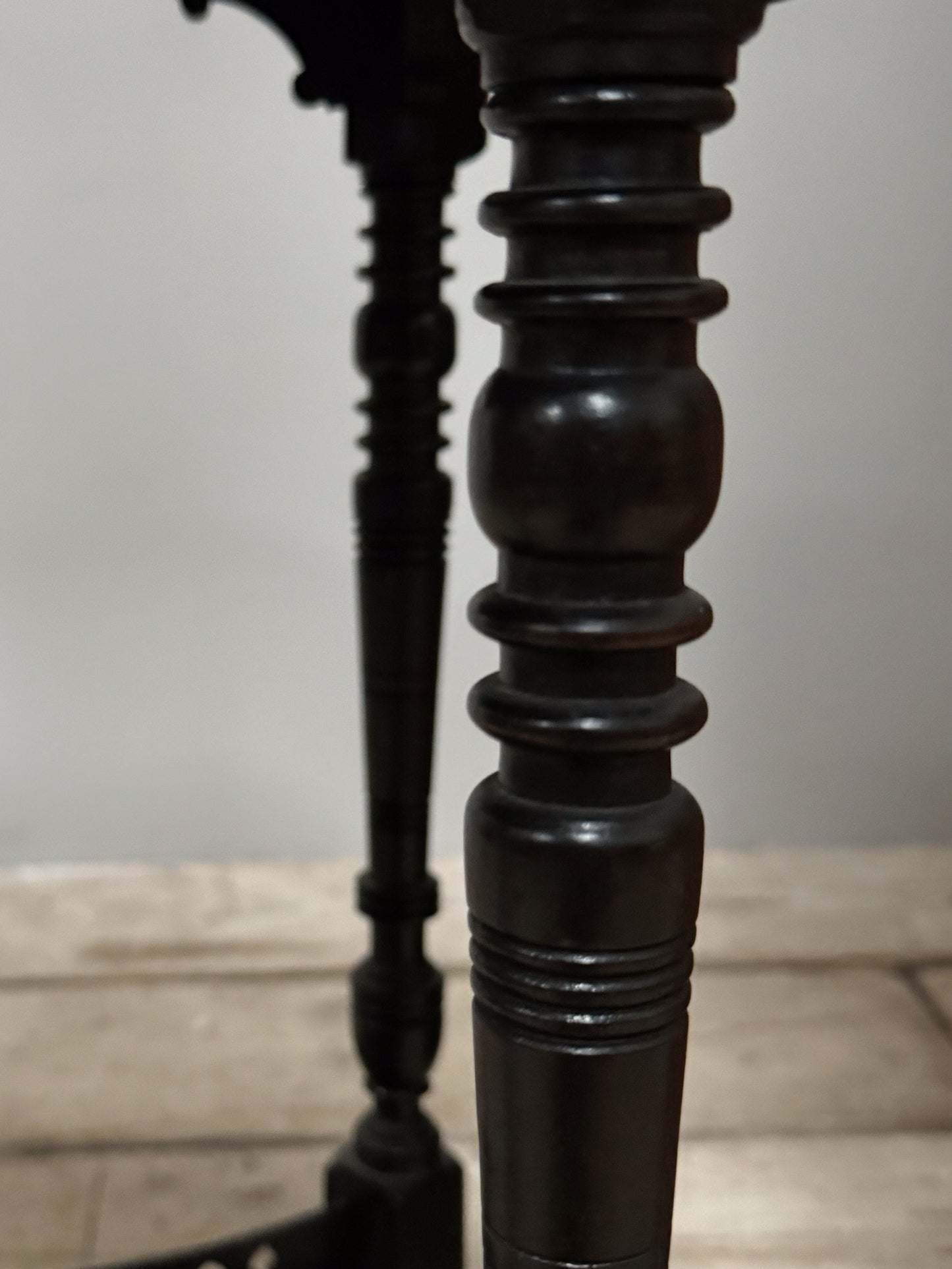 A Late 19th Century Oak Moorish Side Table