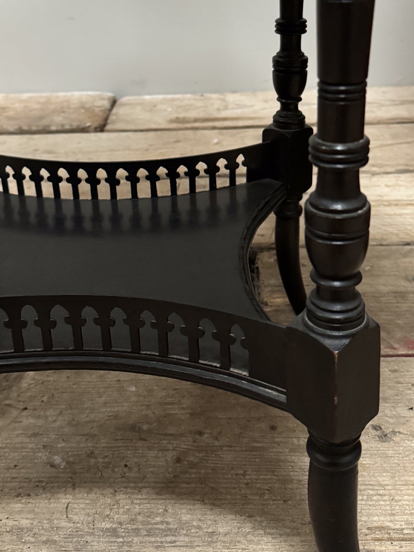 An Aesthetic Movement Ebonised Table