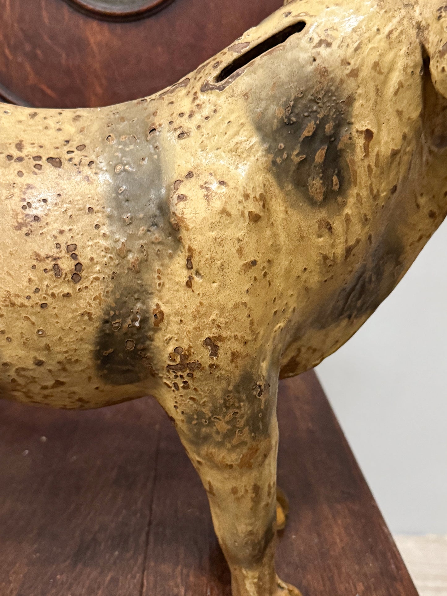 A 19th Century French Cast Iron Butcher's Bull