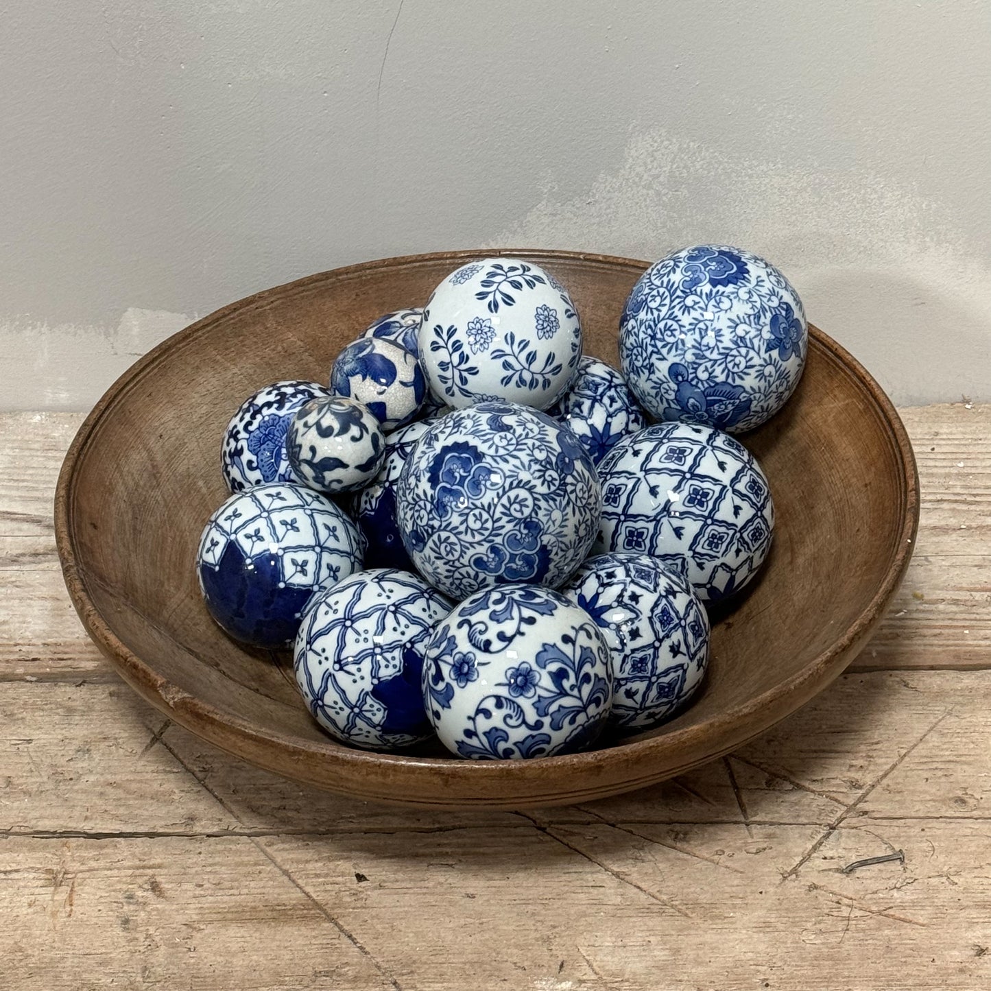 A Collection of Ceramic Orbs