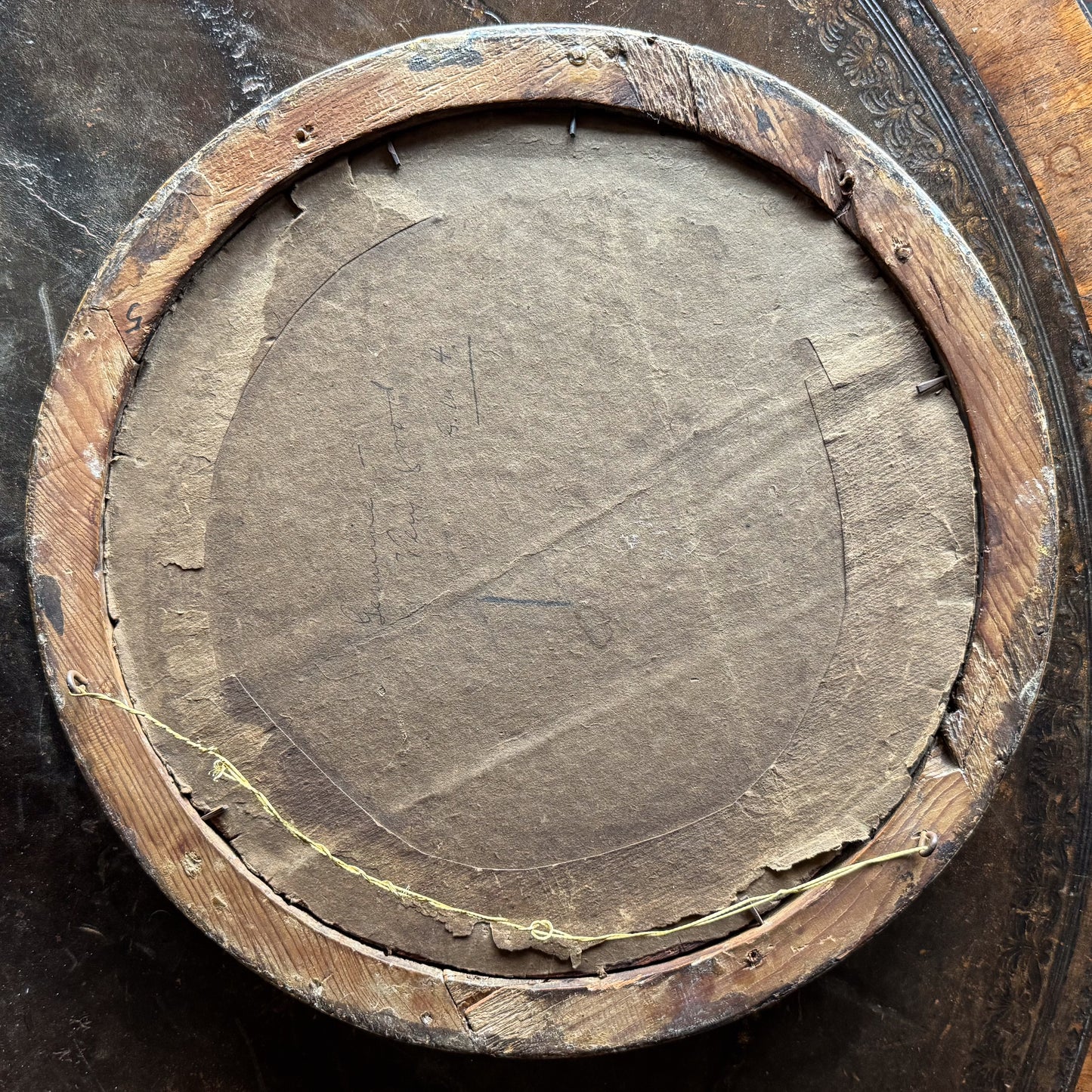 A Smaller Regency Giltwood Convex Mirror