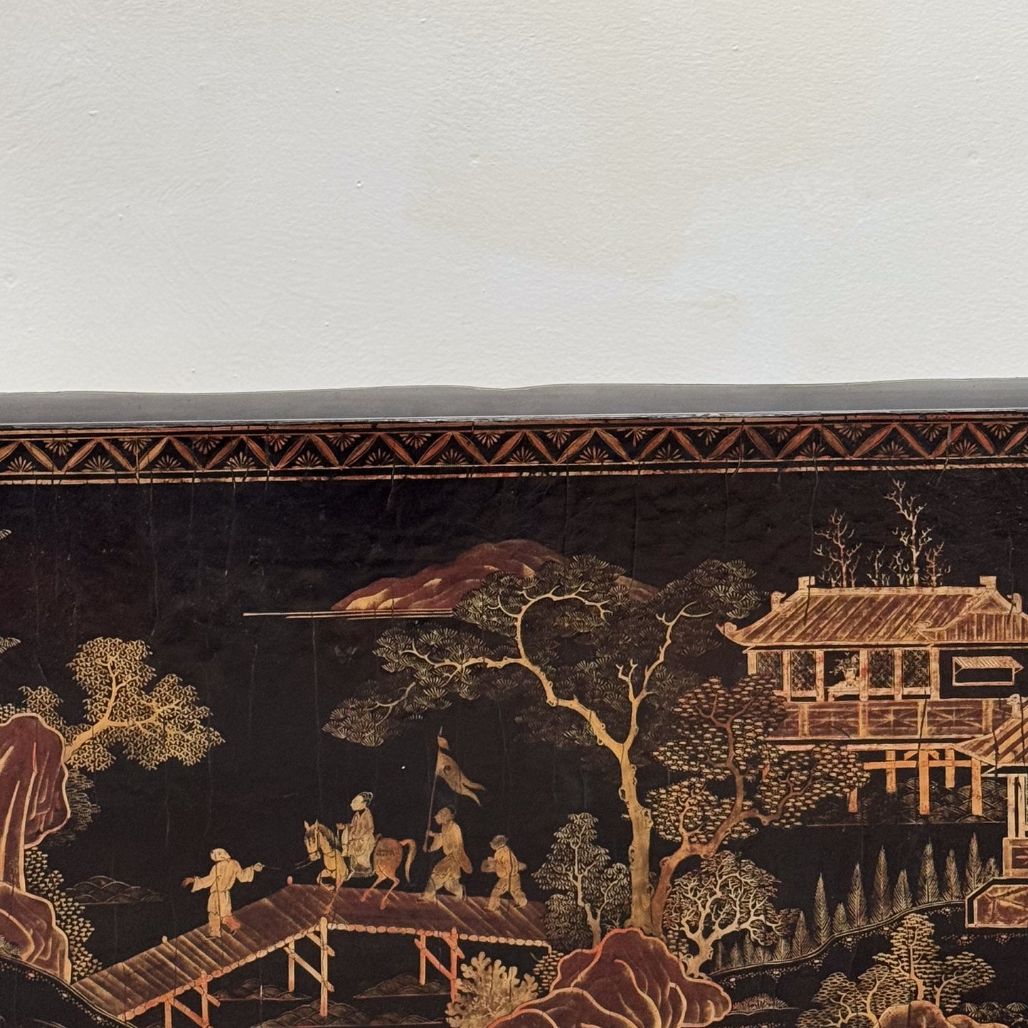 An Early 19th Century Lacquered Chinoiserie Coffee Table
