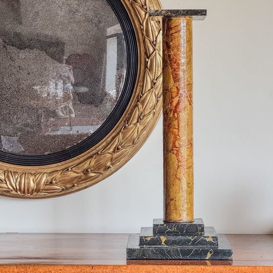 A Late 19th Century Faux Marble Column