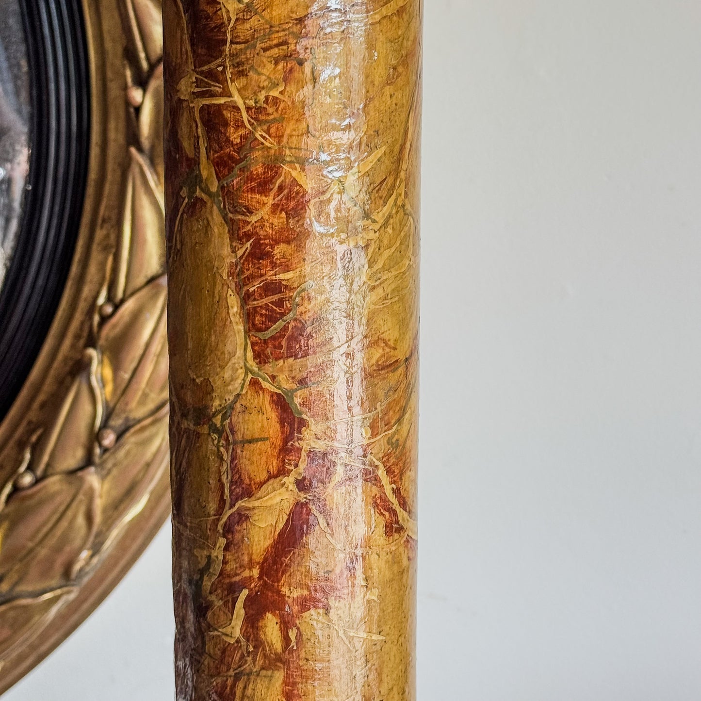 A Late 19th Century Faux Marble Column