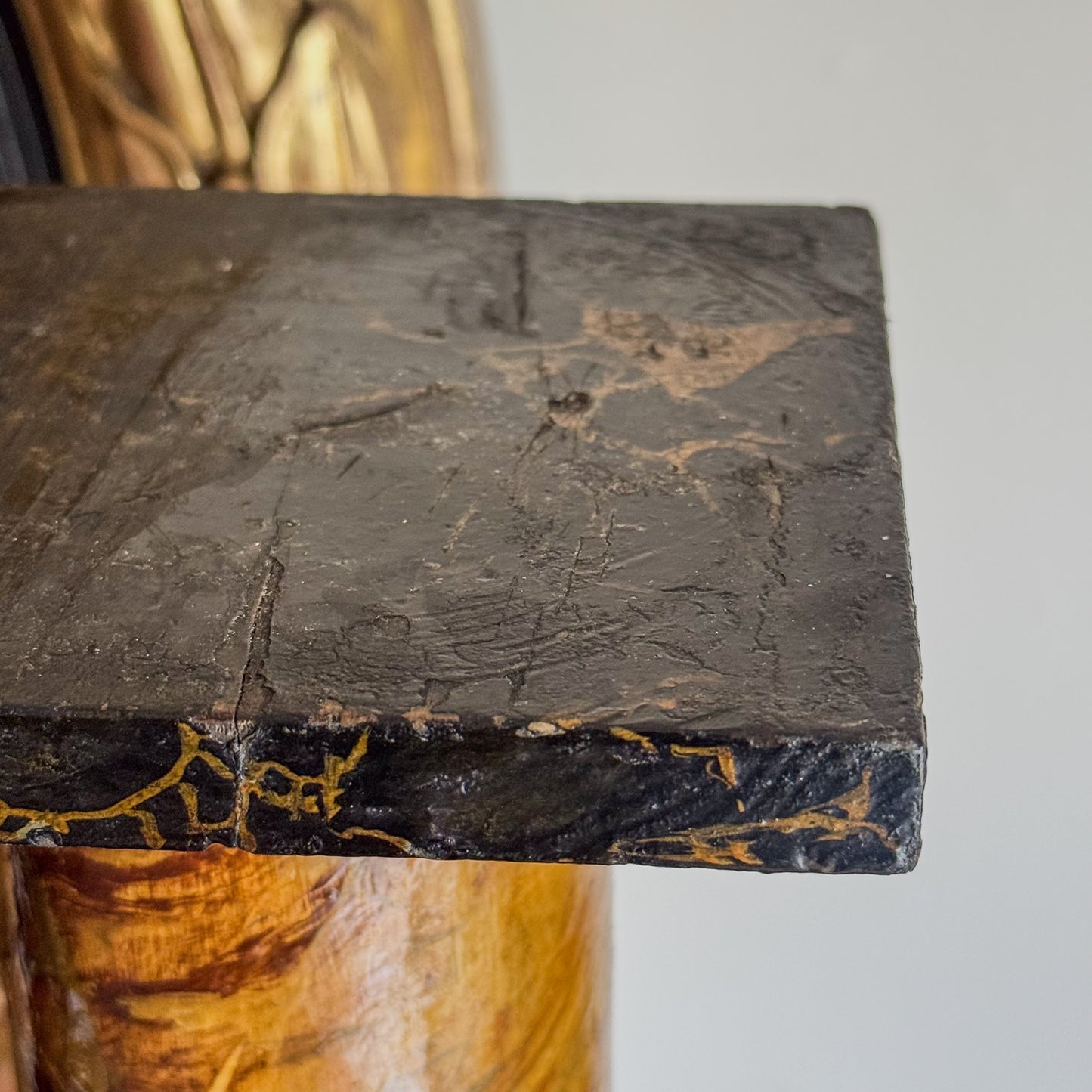 A Late 19th Century Faux Marble Column