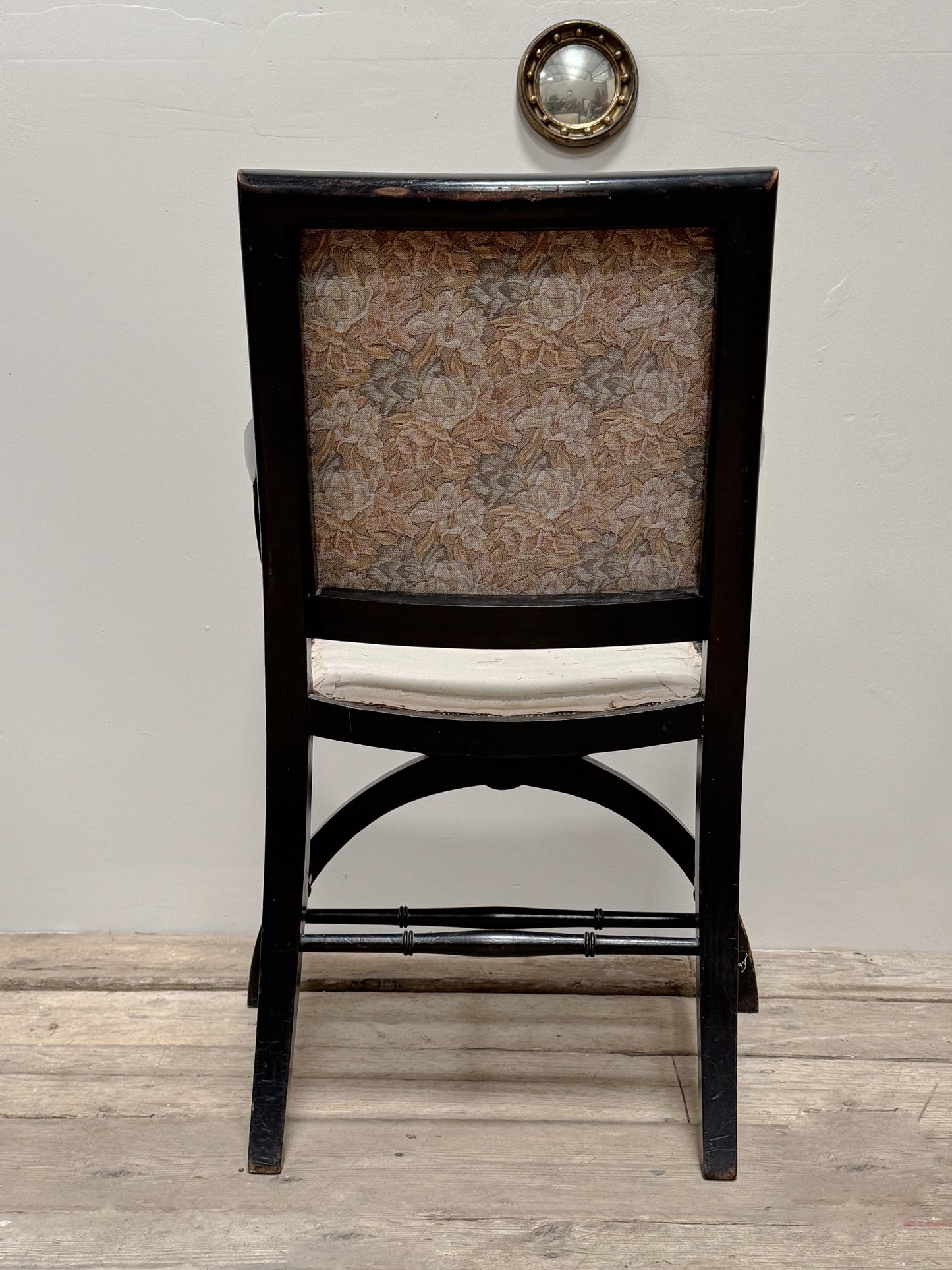 A Mid 19th Century Ebonised Chair after a Thomas Hope Design