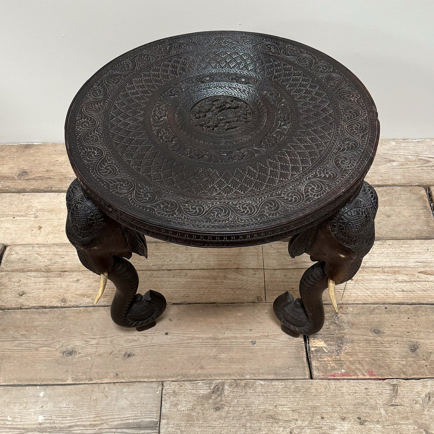 An Early 20th Century Indian Elephant Table