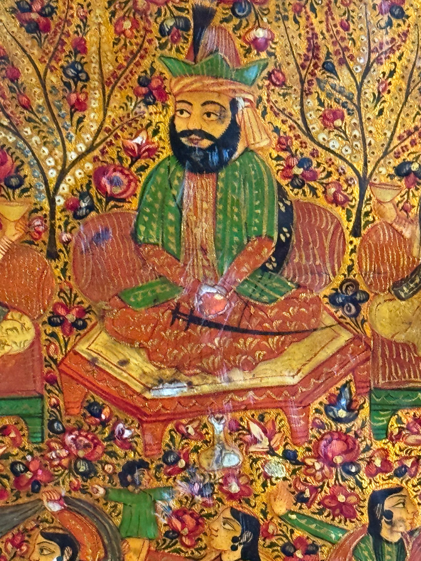 A 19th Century Indian Lacquered Papier Mâché Tray