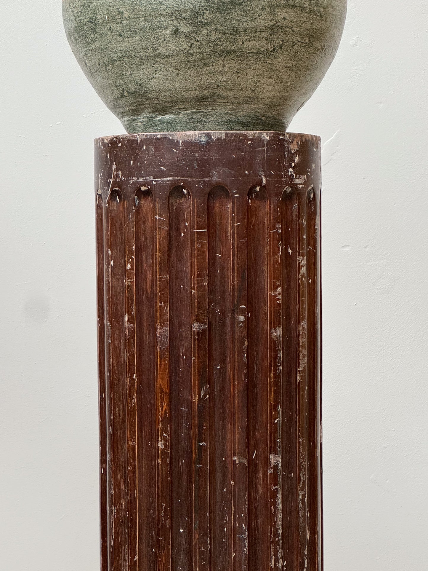 A Late 19th Century Pedestal Column Stand