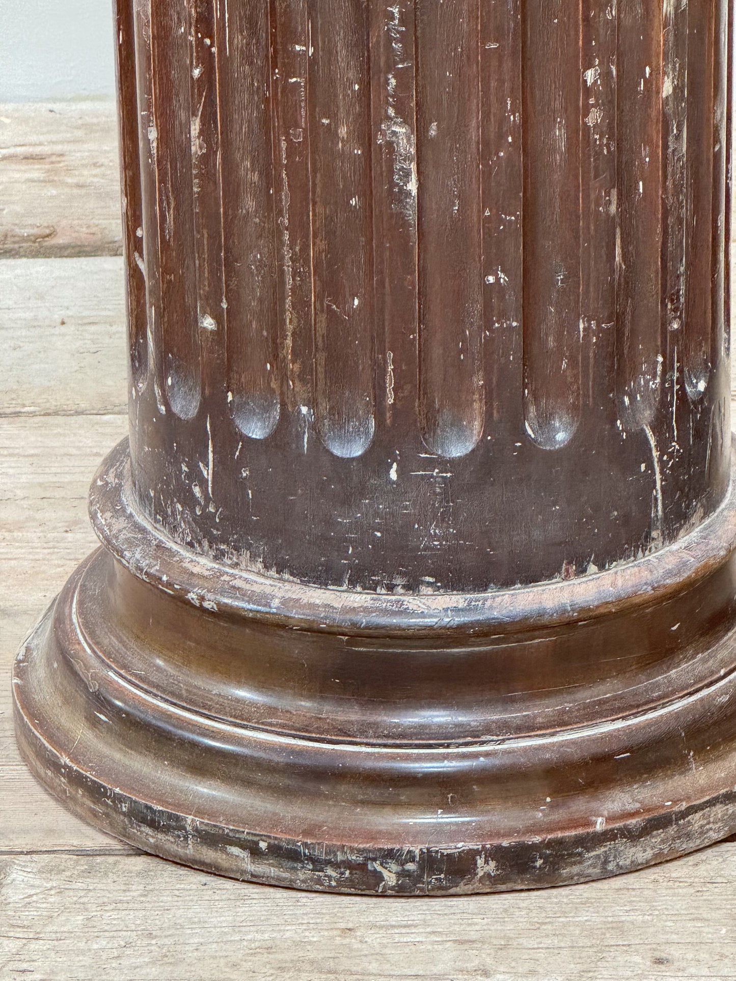 A Late 19th Century Pedestal Column Stand