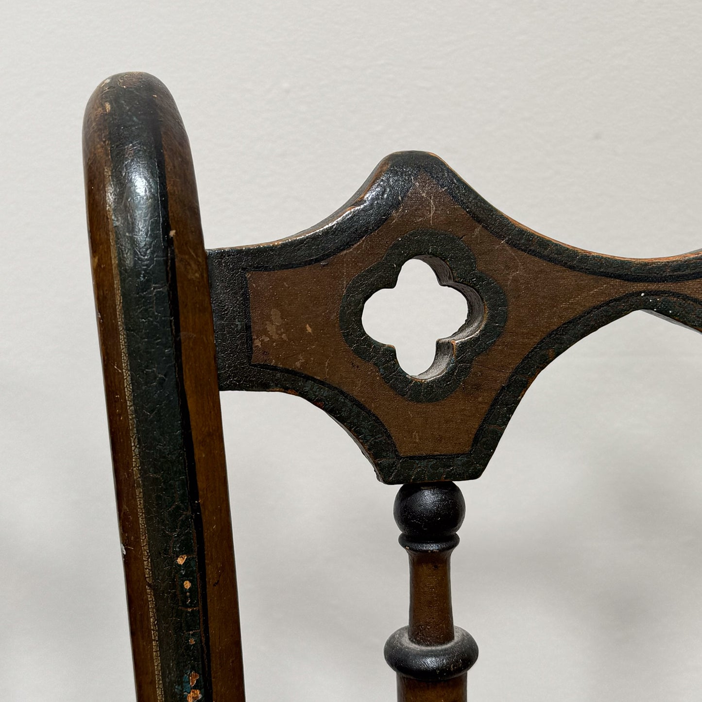 A Pair of Painted Regency Chairs