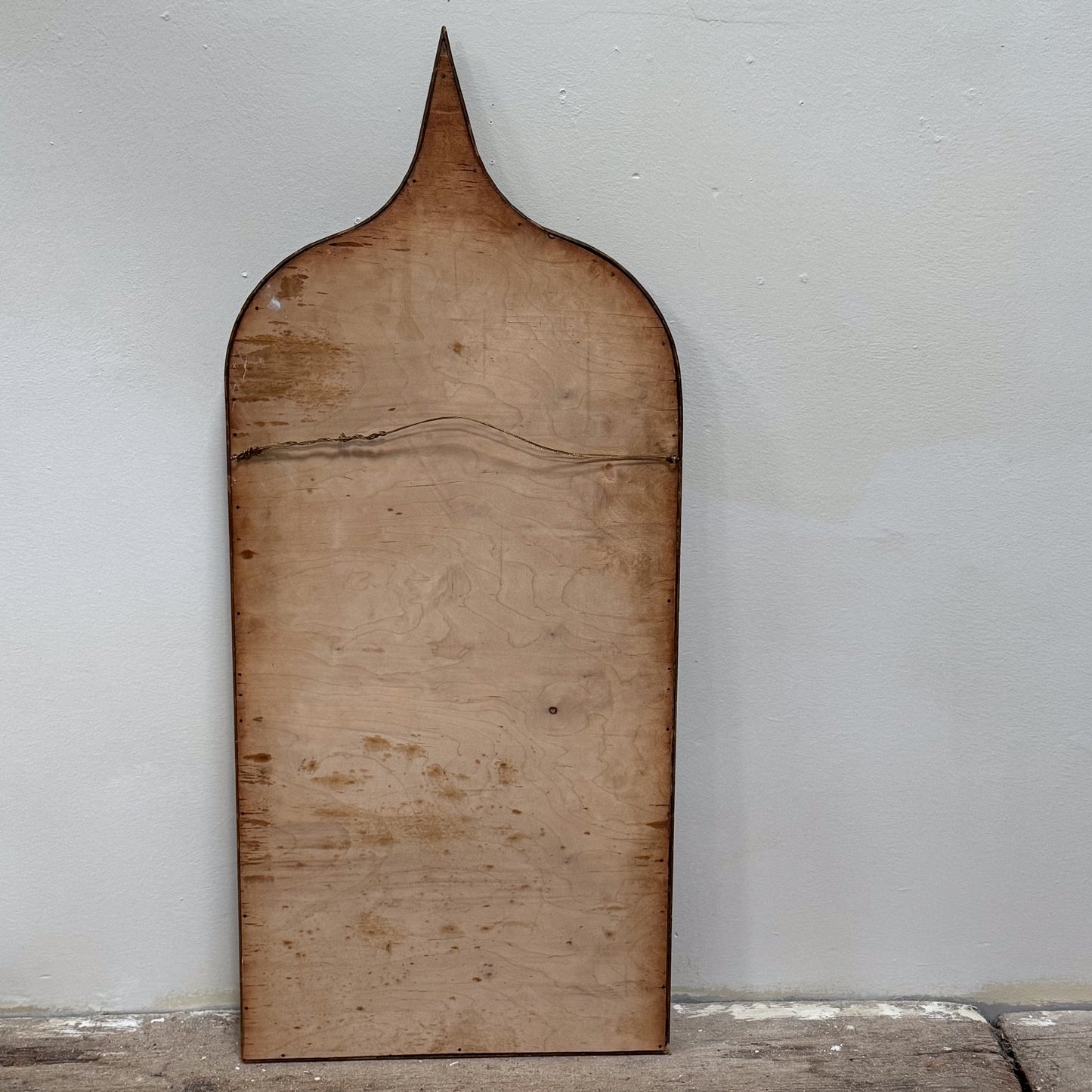 A Late 19th Century Gothic Gilt Mirror