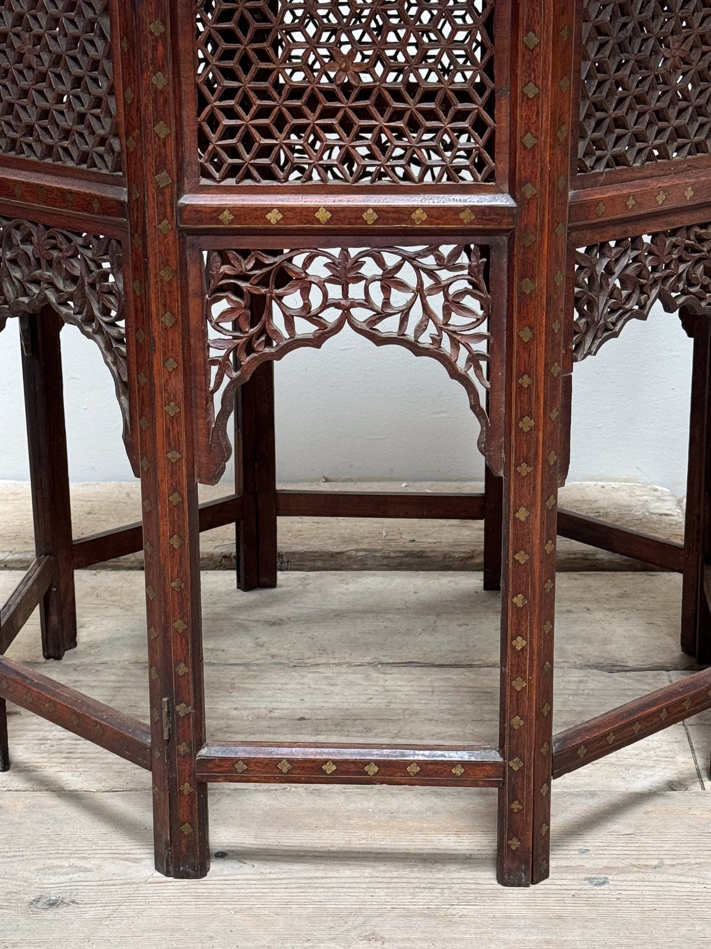 A Late 19th Century Inlaid Indian Table