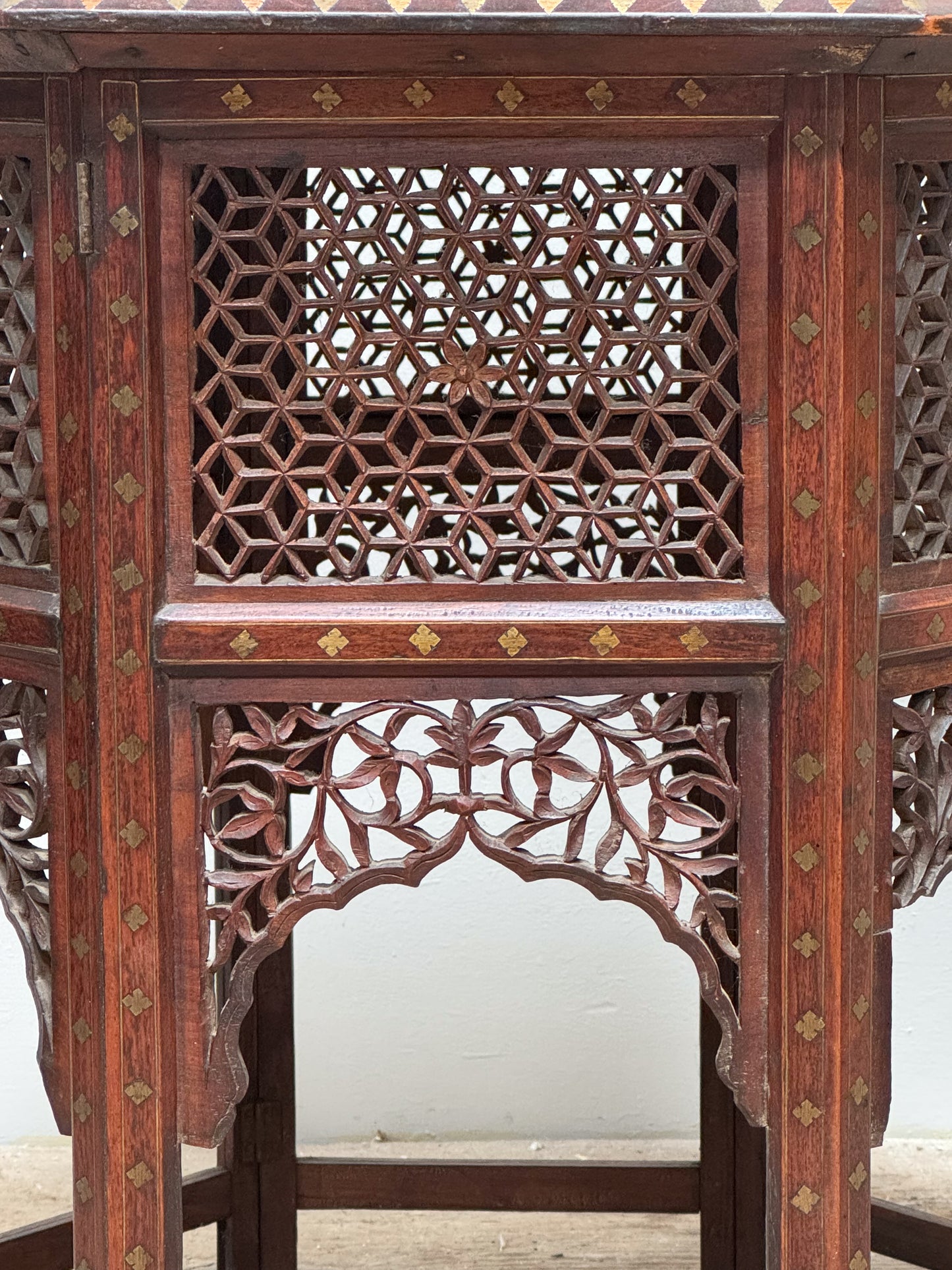 A Late 19th Century Inlaid Indian Table