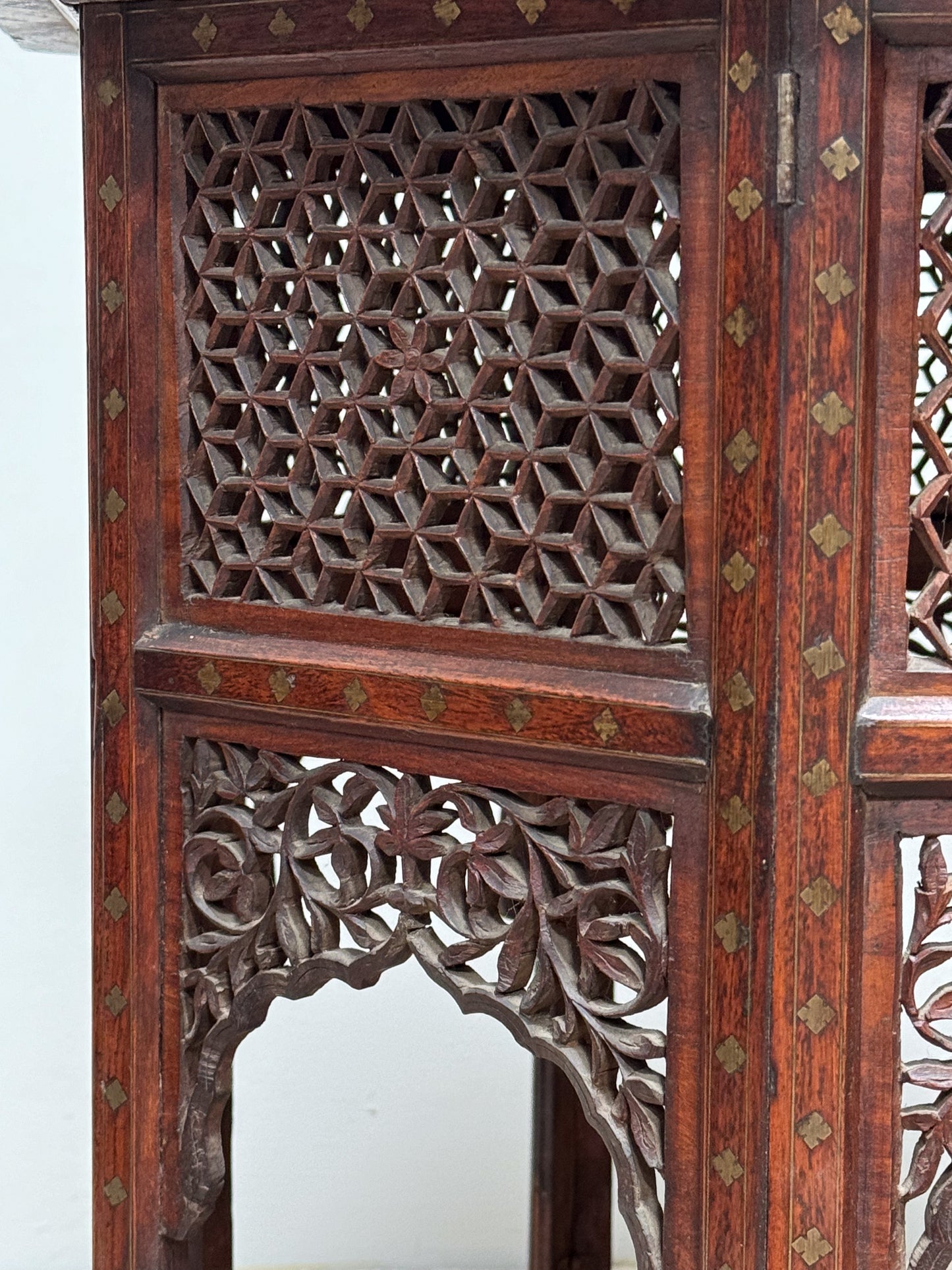 A Late 19th Century Inlaid Indian Table