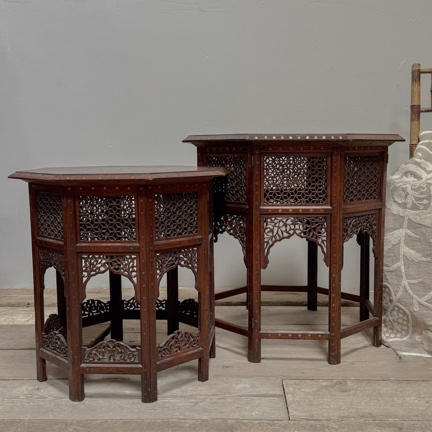 A Late 19th Century Inlaid Indian Table