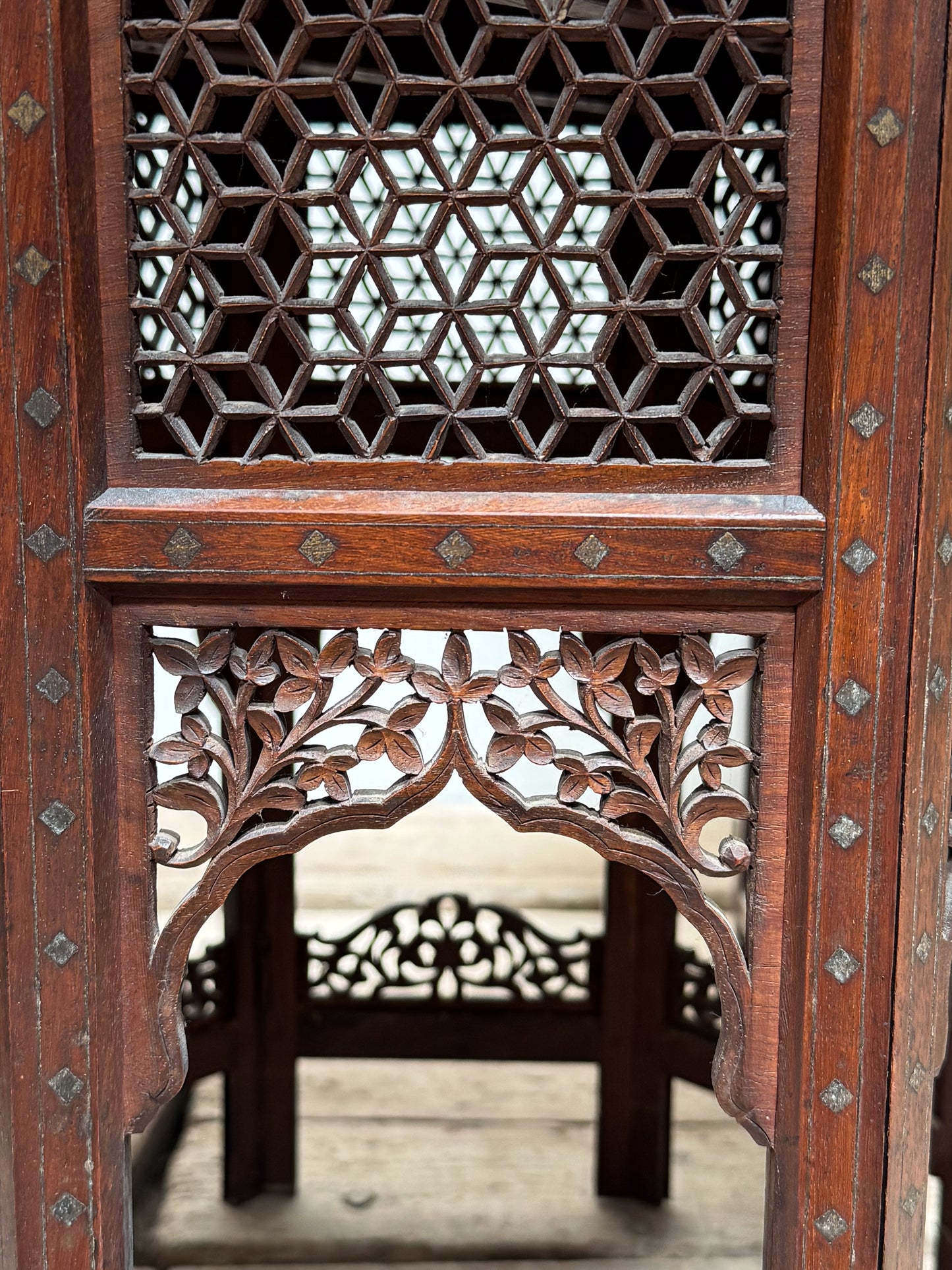 A Late 19th Century Inlaid Indian Table