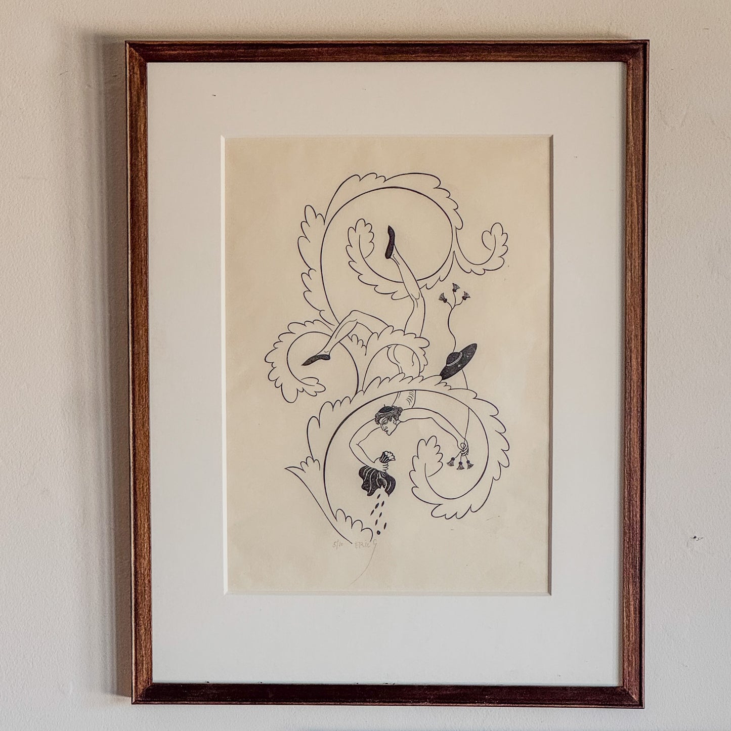 Eric Gill 1882-1940 Framed Wood Engravings