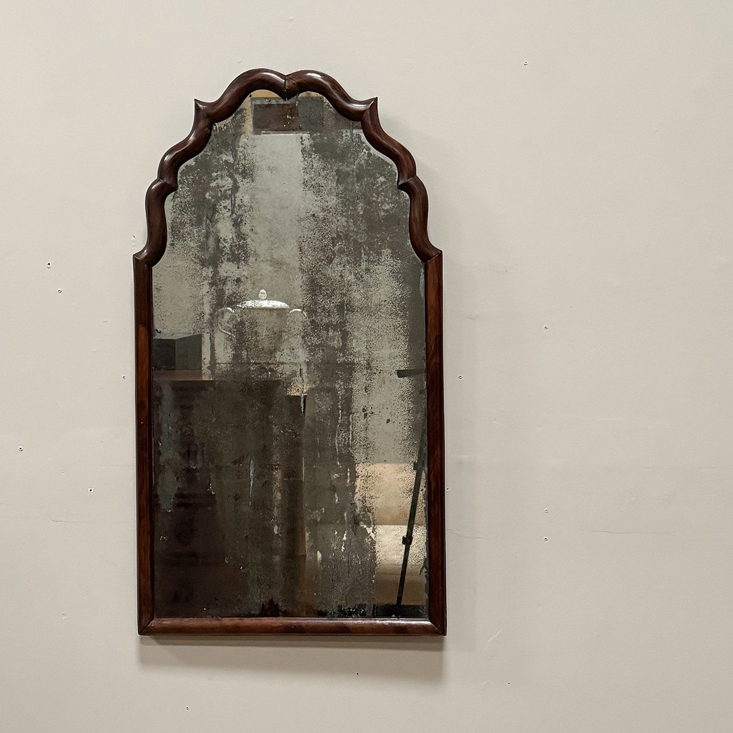 A Late 19th Century Queen Anne Style Mirror