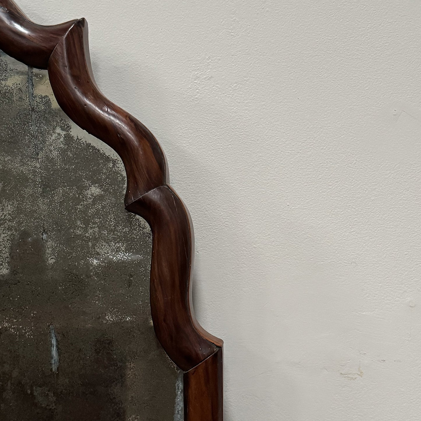 A Late 19th Century Queen Anne Style Mirror