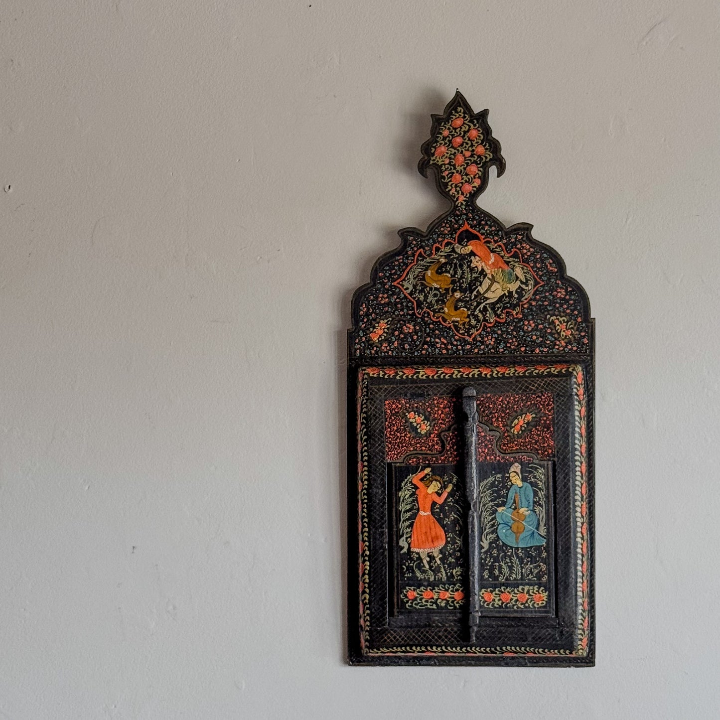 An Early 20th Century Indian Door Mirror
