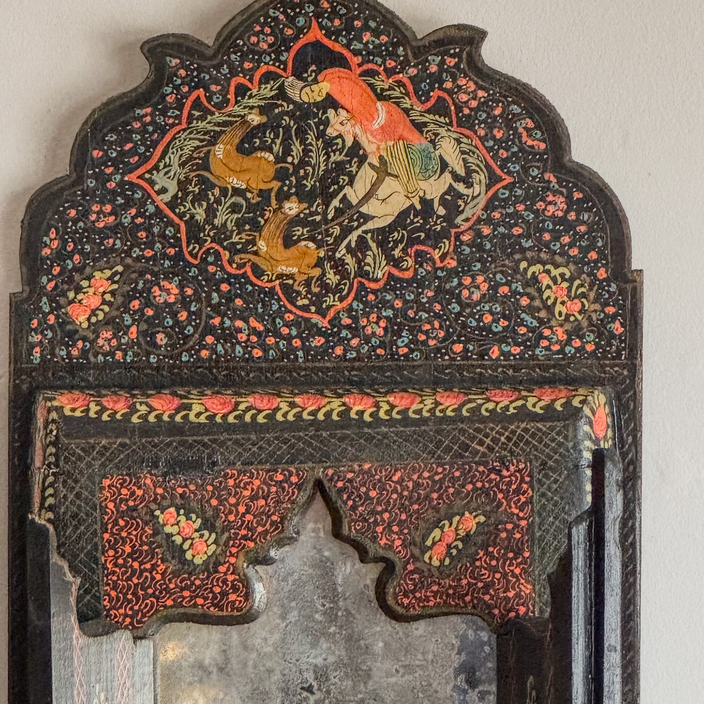 An Early 20th Century Indian Door Mirror