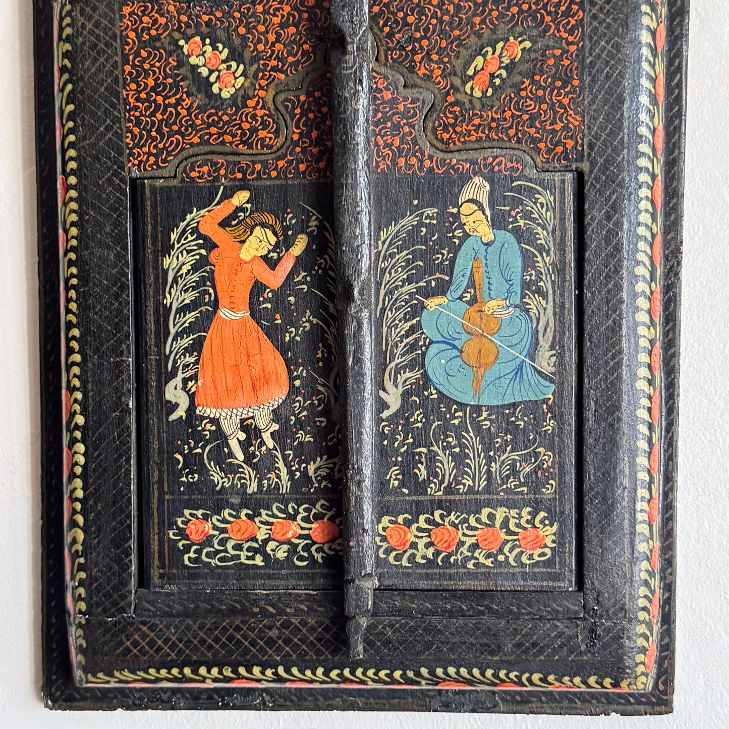 An Early 20th Century Indian Door Mirror