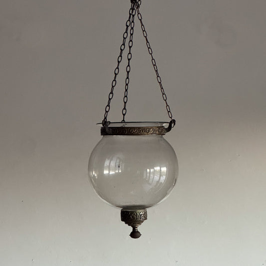 A 19th Century Glass Hundi Lantern