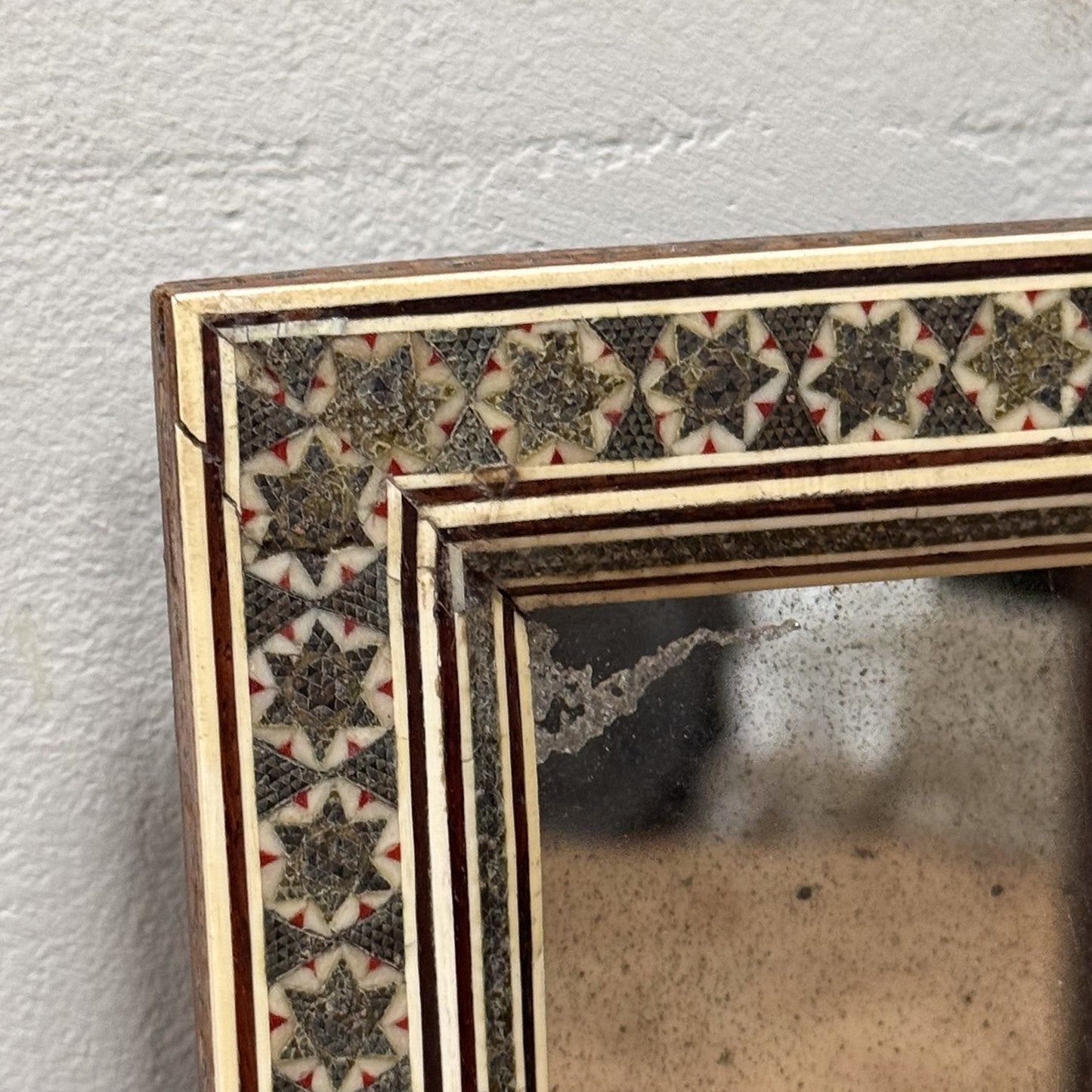 An Indian Sadeli Inlaid Mirror